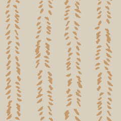 Neutral Colour Abstract Floral Seamless Pattern Design