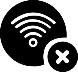 Wi-Fi icon, simple black flat wifi wireless internet symbol, mobile phone wifi network sign, wi-fi signal, wifi app illustration isolated on transparent background. Network sign for web and apps.