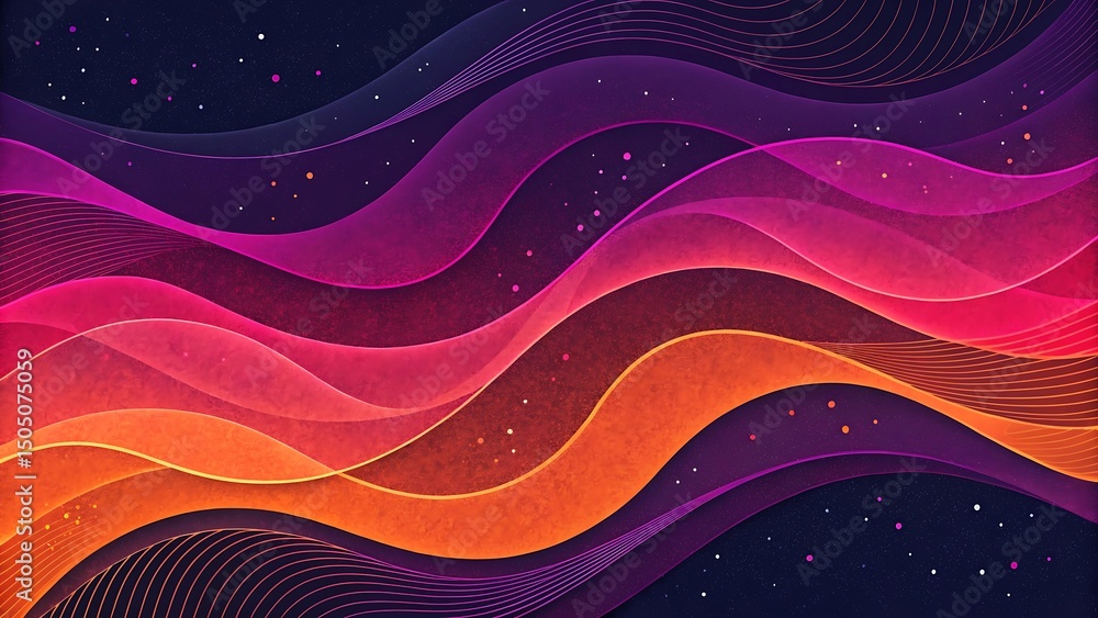 Poster abstract wave design gemini api gen-lang-client-0847638545 inspired artwork