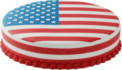 Delicious Patriotic American Flag Cake Festive Dessert 4th of July Independence Day Treat