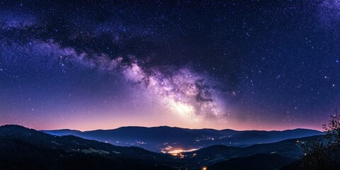 Fototapeta premium Milky Way Galaxy View