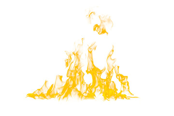 
Abstract flames collection isolated on white background. Burning effect. Flames in the night sky.