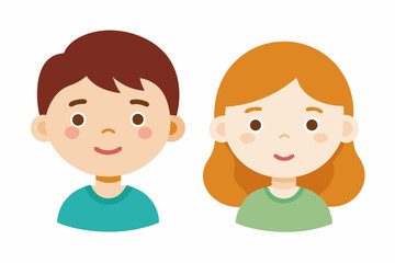 vector illustration of a boy