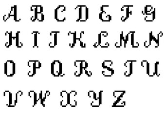 pixel font ver.1