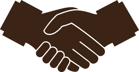 handshake icon vector illustration