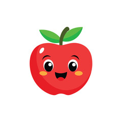 apple logo vector illustration isolated on white background