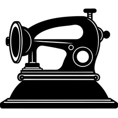 old iron isolated on white