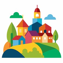 vector illustration of house