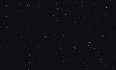 Starry night sky background with glowing stars, dark universe pattern, cosmic space, dreamy and peaceful atmosphere, perfect for astronomy or galaxy themes