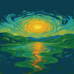 A breathtaking nature image showcasing lush green forests, clear blue skies, and serene landscapes. Perfect for environmental campaigns, travel blogs, wellness brands, and outdoor adventure promotions