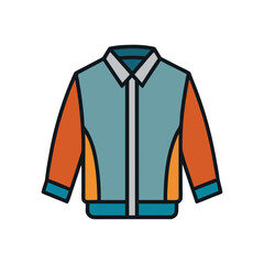 Jacket logo vector illustration isolated on white background