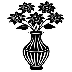 vase with flowers