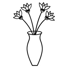 flowers in vase