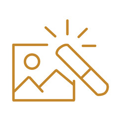 Photo editing pixel vector