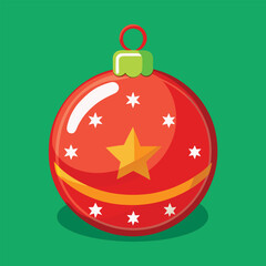 christmas ball vector