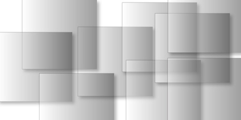 Obraz premium Abstract background with cubes. Modern geometric background. White ceramic brick tile. 