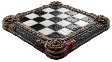 Chessboard Beauty: An intricately designed chessboard in a stunning display of craftsmanship. Each square is defined with precision, a perfect stage for strategy, intellect, and classic games.