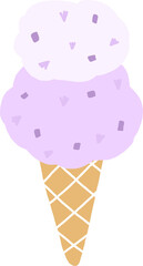 lavender ice cream