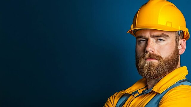 Portrait of a Confident Construction Worker