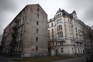 Old apartment vs newly renovated home with a focus on architectural revival and design.