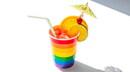 Rainbow Cocktail