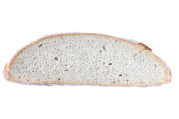 Fresh sliced ​​bread. Bread texture.