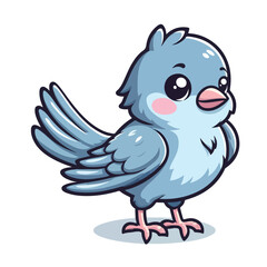 Vector Cartoon Bird