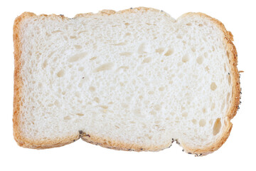 Fresh sliced ​​bread. Bread texture.