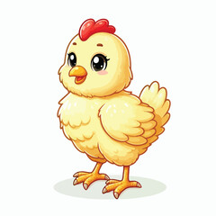 Vector Cartoon Chiken
