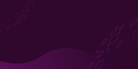 A patterned dark purple gradient background with fading diamond shapes and a sweeping curve near the bottom