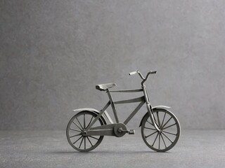 Naklejka premium Art of paper folding: an exquisite origami bicycle