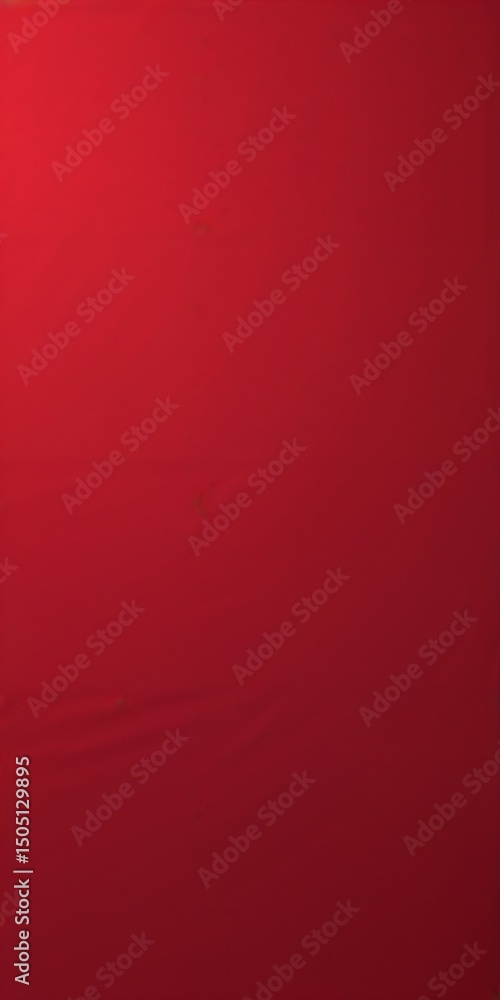 Poster vibrant solid red background with uniform color and bold minimalist style full frame layout