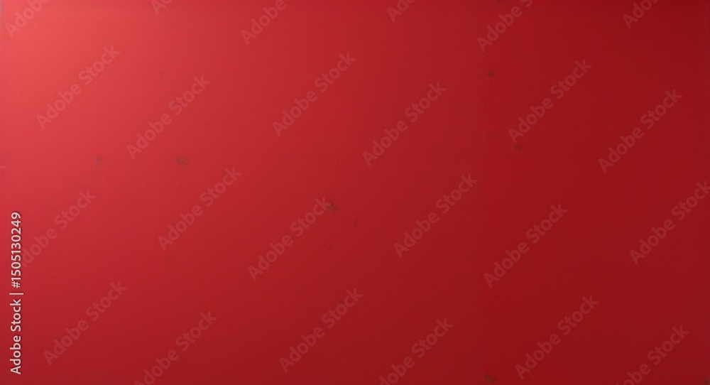 Poster vibrant solid red background with uniform color and bold minimalist style full frame layout