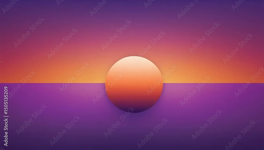 Poster a gradient abstract blends from teal to indigo, creating a serene and modern visual experience.