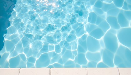 Reflections on Clear Pool Water