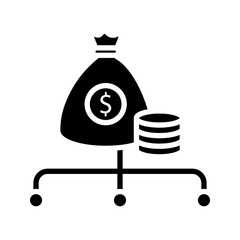 Ilustrasi Vektor Ikon Dividen
untuk desain web diisolasi pada latar belakang putih