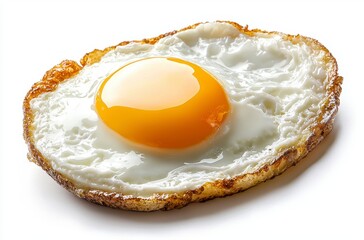 Freshly Fried Egg Culinary Delight Rich Yolk Breakfast Staple Simple Gourmet Dish Appetizing Food Presentation