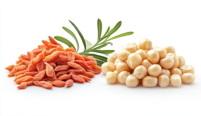 Goji Berries and Macadamia Nuts Snack Display