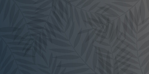 Background featuring subtle palm leaf patterns and shadows for a calming aesthetic in a modern design setting