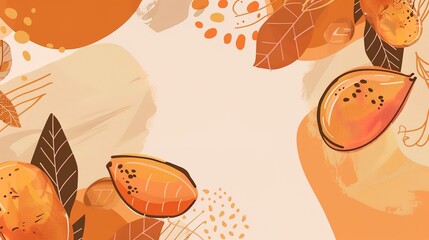 Food Festival Sweet Potato Background: Sweet Potato Aroma Fills the Feast, Spreading a Warm Scroll of the Weaving between Sweet Tenderness and Smoky Flavors