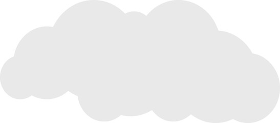 Flat Cloud Cartoon Illustration Element