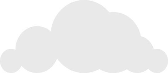 Flat Cloud Cartoon Illustration Element