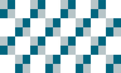 green gray checkered tablecloth, square block pattern checkerboard style, replete image design for fabric printing