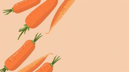 Food Festival Carrot Background: Orange Radiance Illuminates the Feast, Sketching a Dynamic Scroll of the Dance between Crisp Freshness and Creative Cuisine