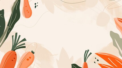 Food Festival Carrot Background: Orange Radiance Illuminates the Feast, Sketching a Dynamic Scroll of the Dance between Crisp Freshness and Creative Cuisine