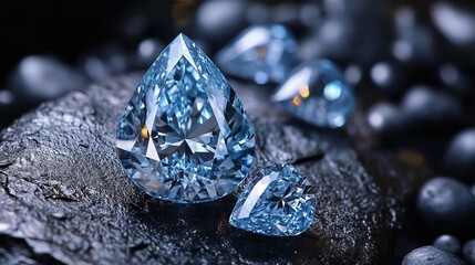 Stunning Blue Sapphire Crystals: Gemstone Image Gallery