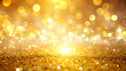 ゴールドのキラキラの背景素材