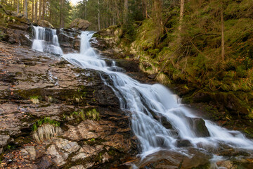 Rissloch Wasserfall in Bodenmais, Bayerischer Wald