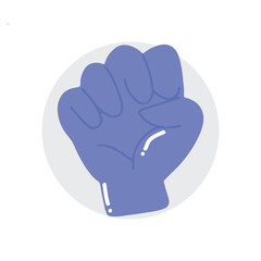 Simple hand variant different gesture.All type of hand emojis, gestures, stickers, emoticons flat vector illustration symbols set, collection. Hands, handshakes, muscle, finger, fist, direction, like,