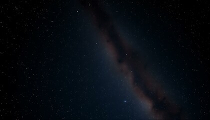 Milky Way galaxy visible in the deep night sky